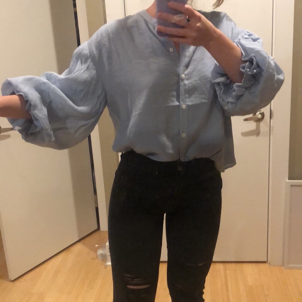 Ruffled blouse